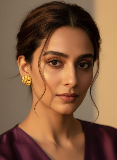Golden Blossom Earrings